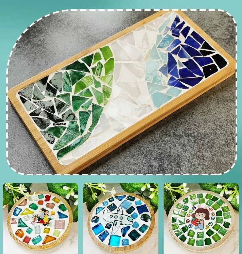 Handmade DIY Mosaic Cup Mat Toys