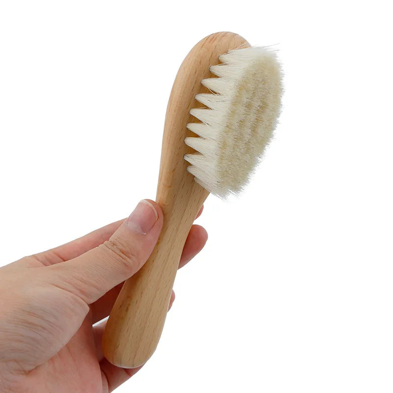 Soft Baby Wood Brush Set