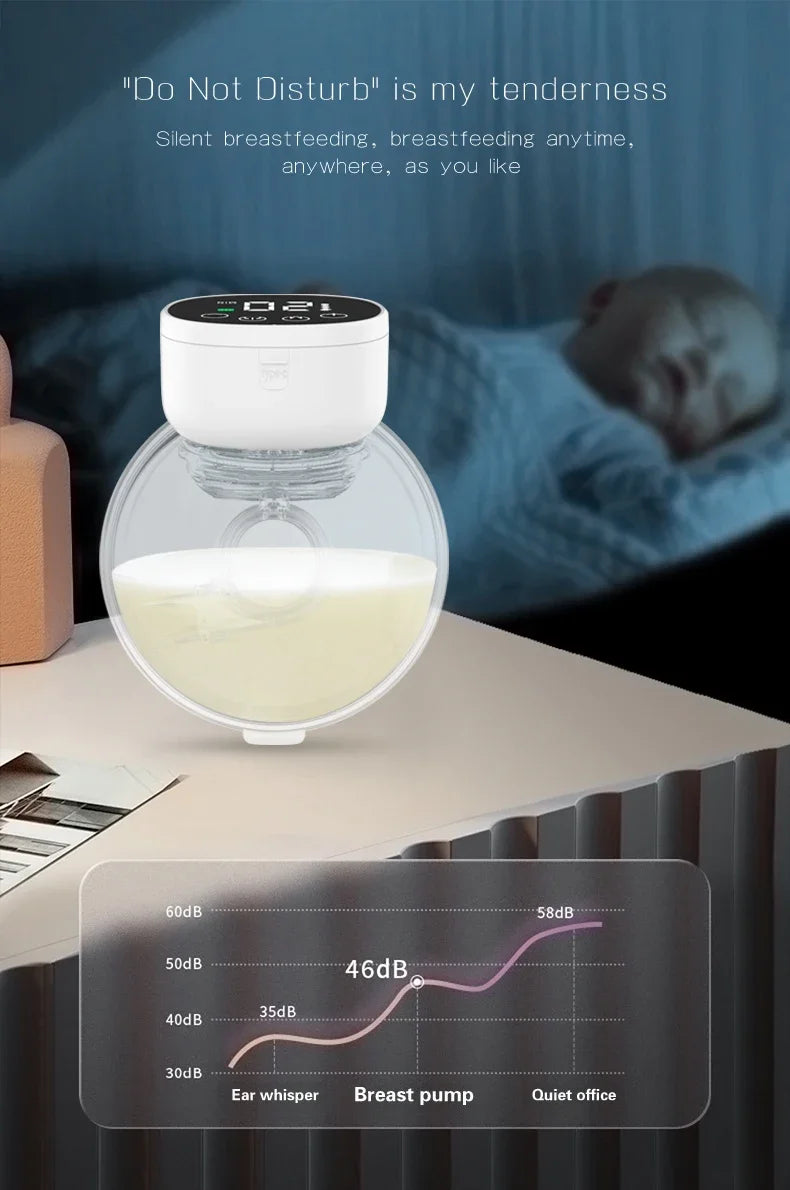 Hands-free Wearable Breast Pump