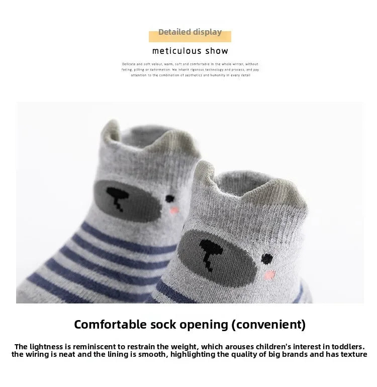 Non-Slip Learning Walk Socks