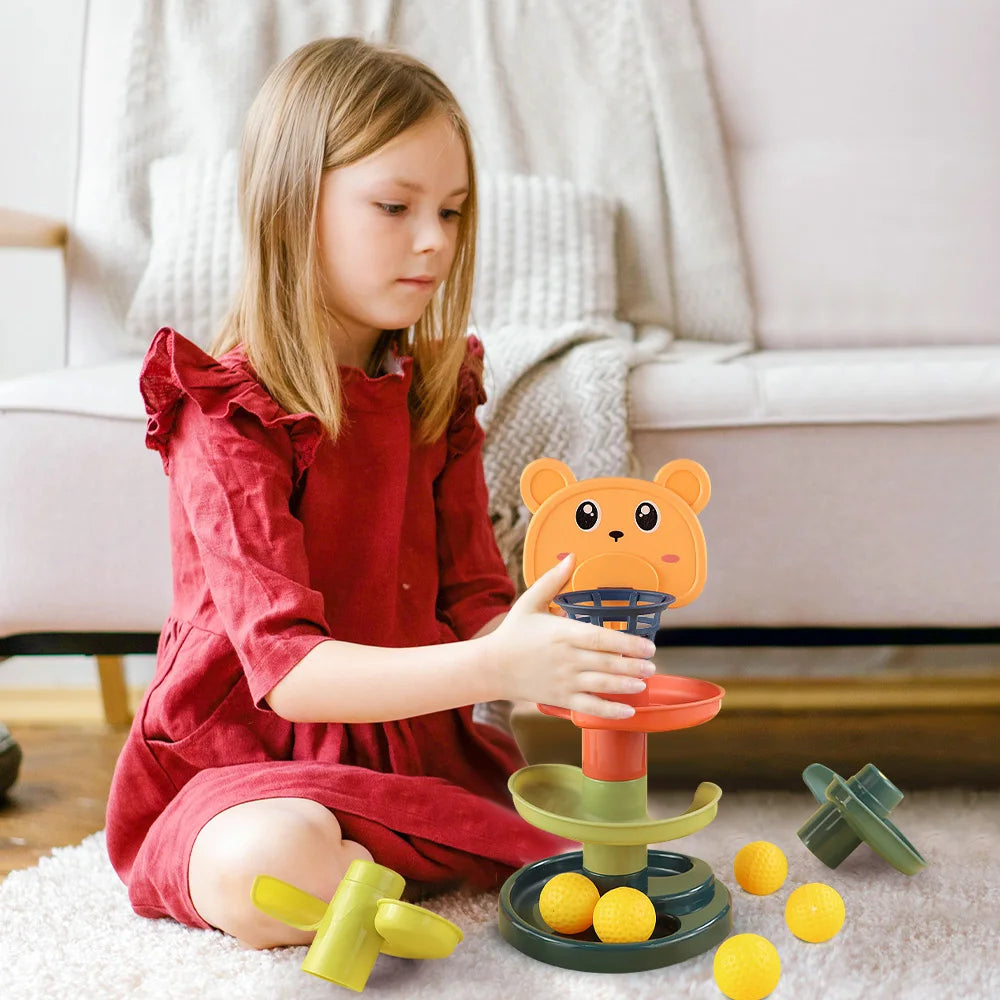 2-7 Layes Track Rolling Ball Pile Toy