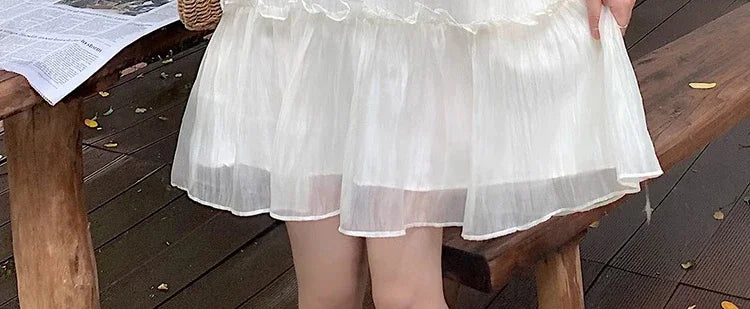 Necklace Petal Sleeve Maternity Dress