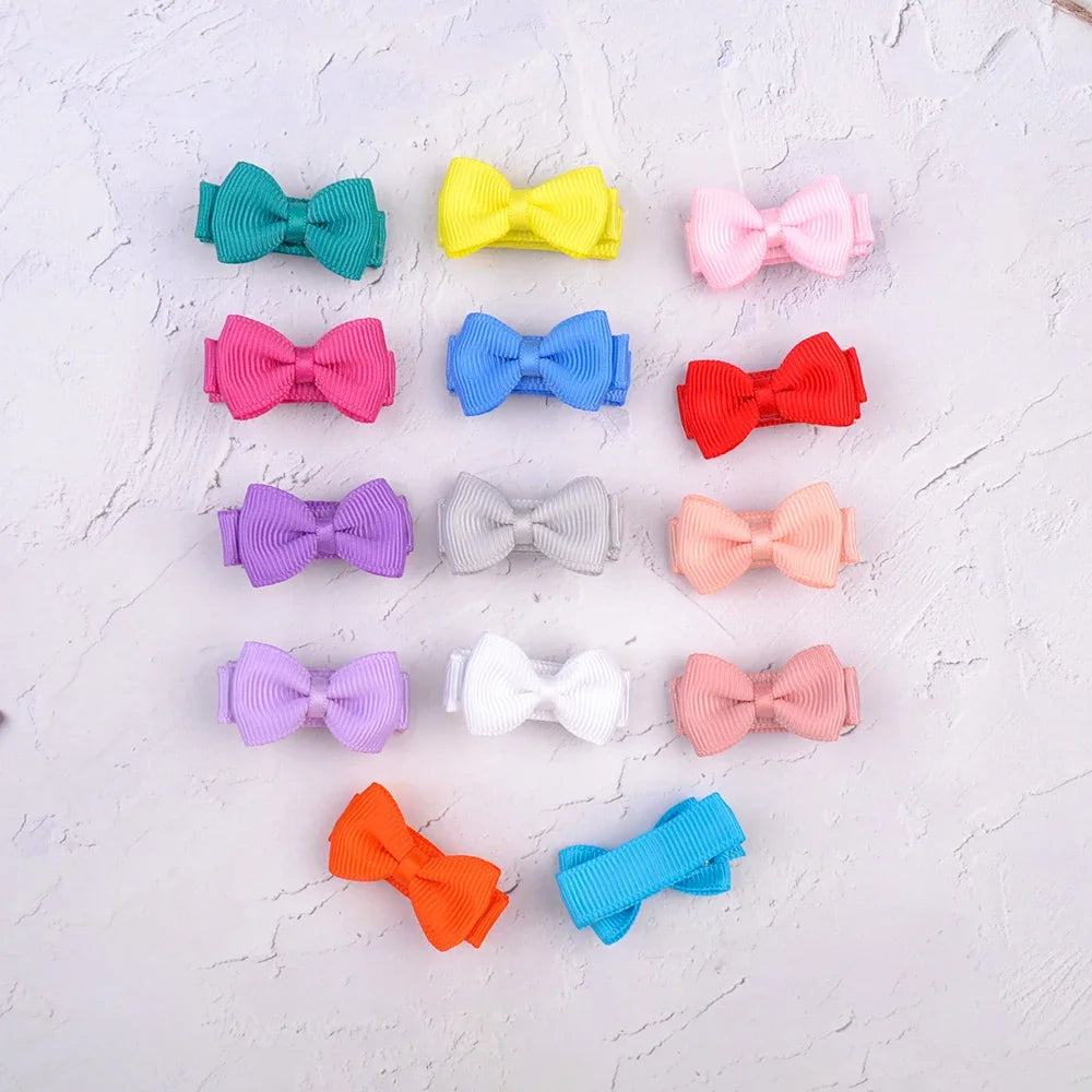 Mini Hair Bows With Clip For Kids - PAMU8
