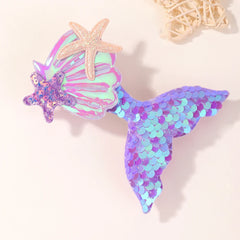 Kids' Mermaid Hair Clip, Glitter Tail Barrette