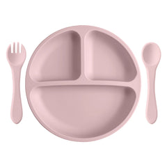 Training Silicone Tableware Set With Spoon Fork - PAMU8