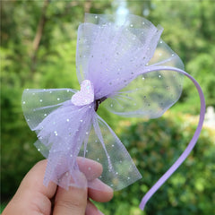 Girls Shiny Bows Hairband