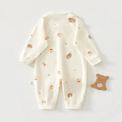 Soft Cartoon Infant Bodysuit Suit