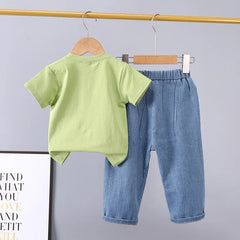 Cotton Car Print Boys Set