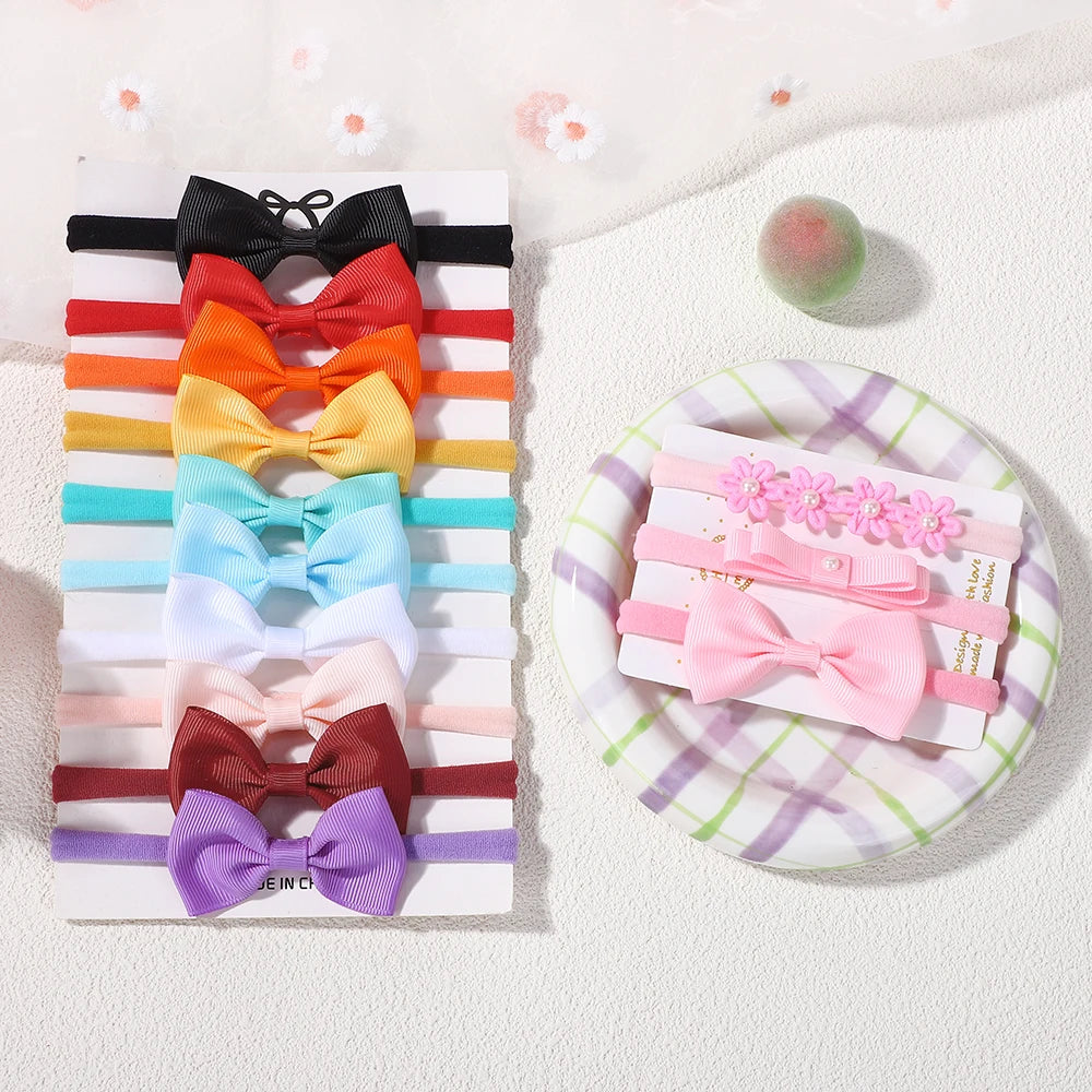 Ribbon Bows Flowers Headband