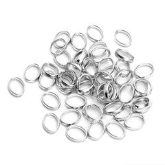 Silver Heart Spacer Beads for DIY Jewelry | PAMU8