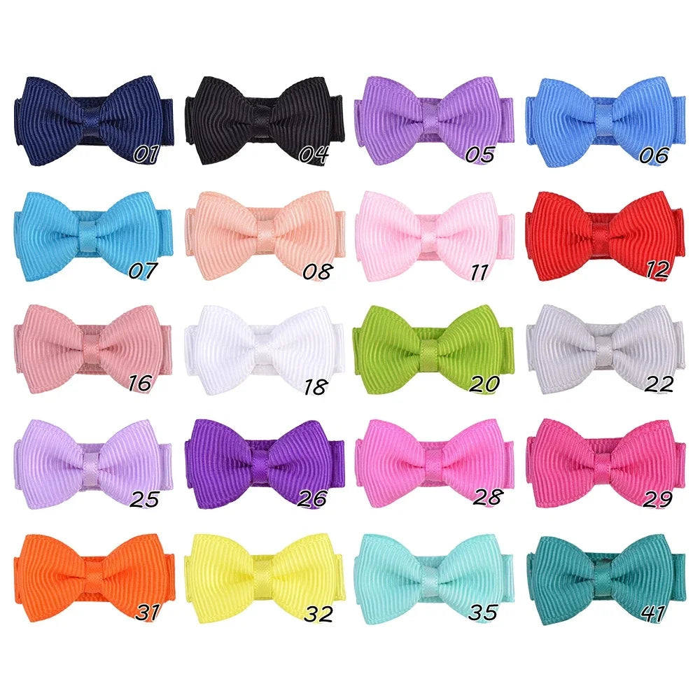 Mini Hair Bows With Clip For Kids - PAMU8