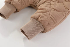 Baby Plush Cotton Jumpsuit, Thick Winter Snowsuit