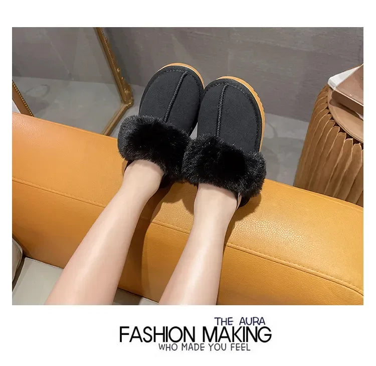 Kids Toes Wrapped Plush Slippers
