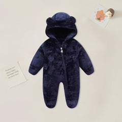 Cartoon Soft Winter Baby Romper