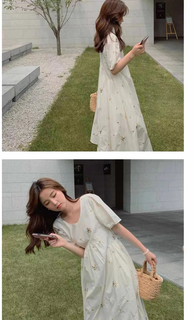 Pregnacy Bowknot Dress