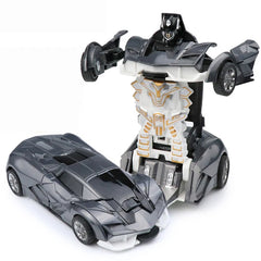 Mini 2-in-1 Transforming Robot Car Toy