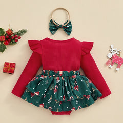 Long Sleeve Santa Romper