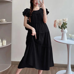 V-Neck Maternity Dress