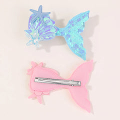 Kids' Mermaid Hair Clip, Glitter Tail Barrette