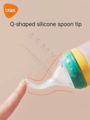 Baby Squeeze Feeding Bottle for Cereal and Puree