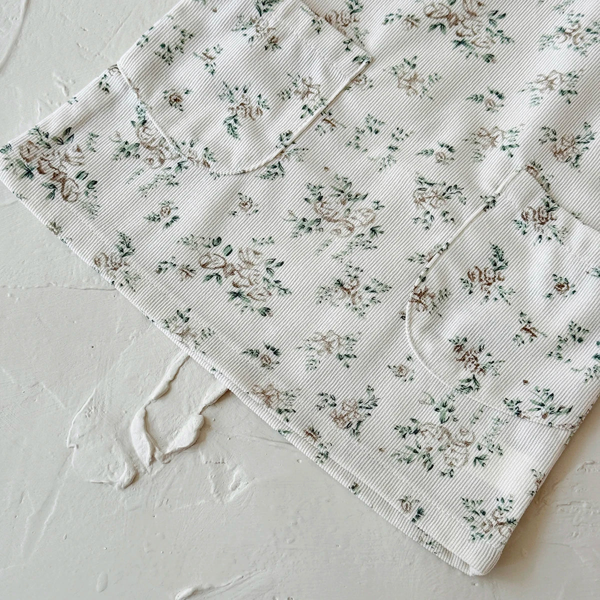 Ruffled Floral Print Dress