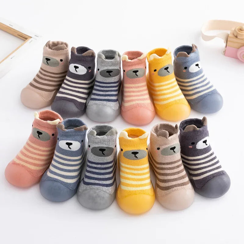 Non-Slip Learning Walk Socks