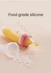 Baby Squeeze Feeding Bottle for Cereal and Puree