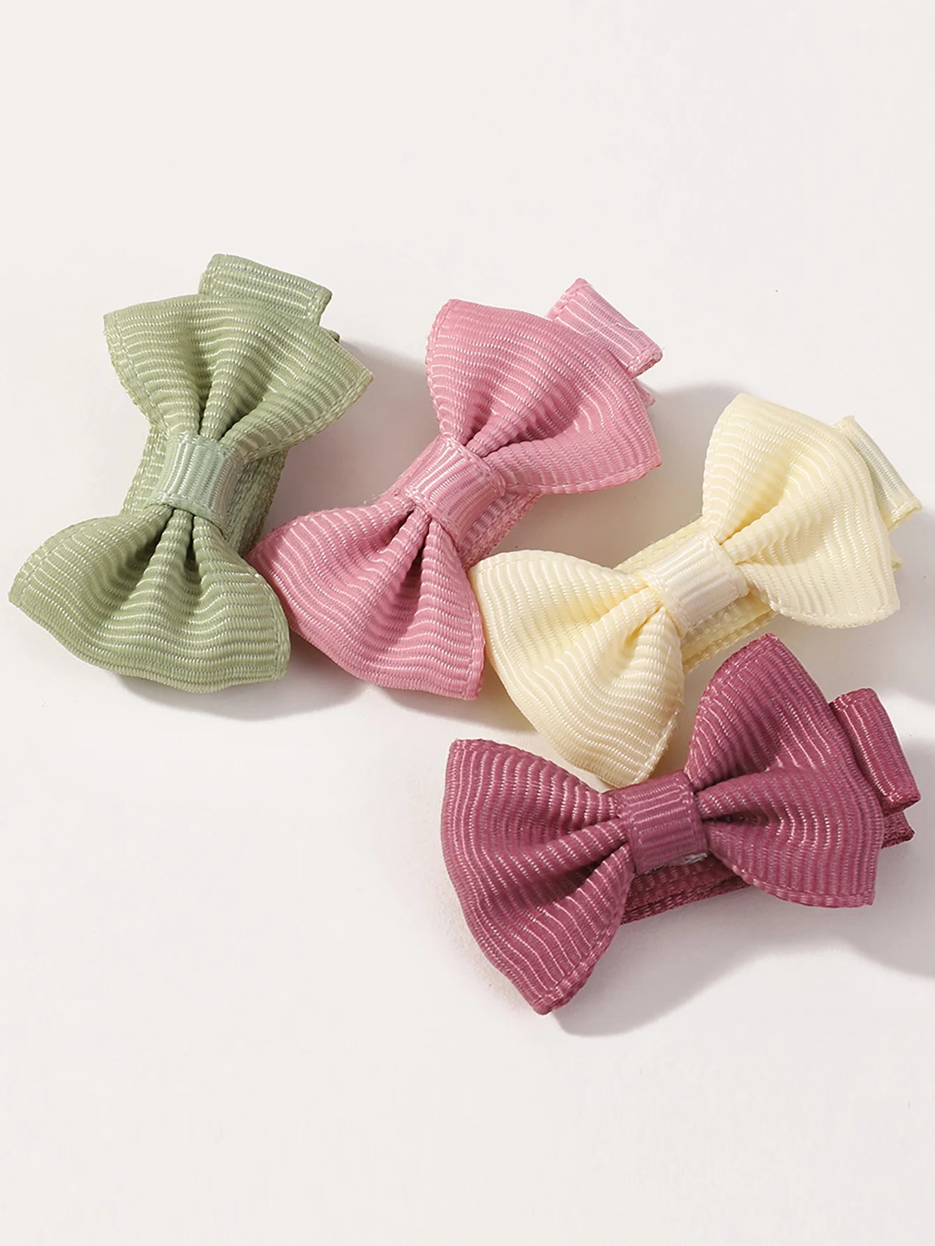 Kids Bows Fabric Hair Clips
