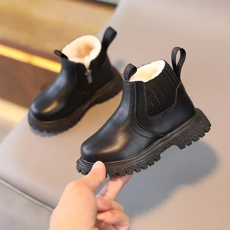 Boys Girls Casual Ankle Boots