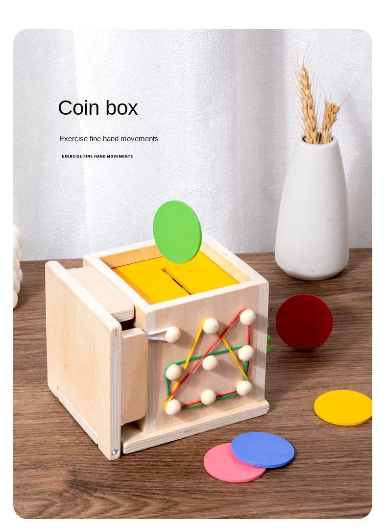 Permanence Box Carrots Child Wooden Toys - PAMU8
