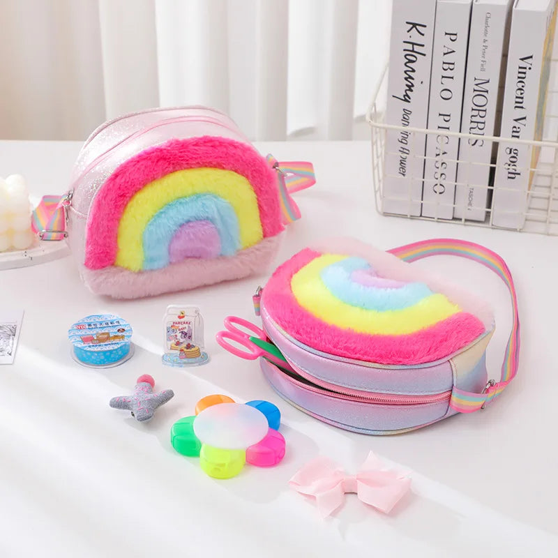 Rainbow Design Shoulder Bags