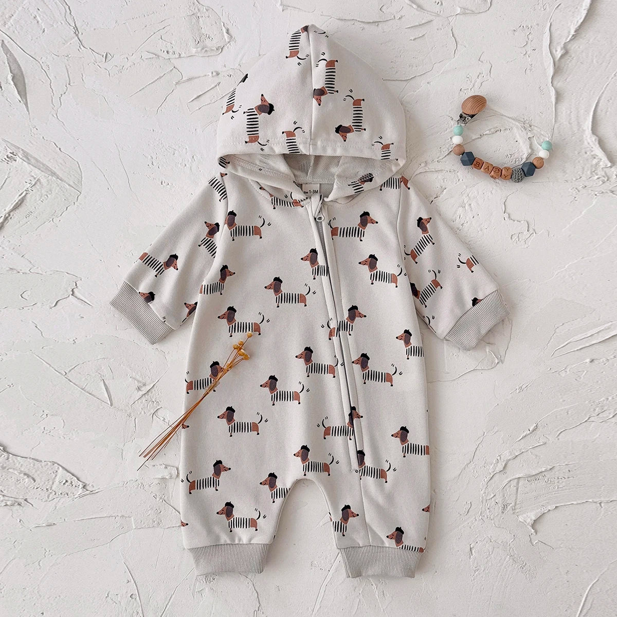 Sausage Dog Printed Jumpsuit