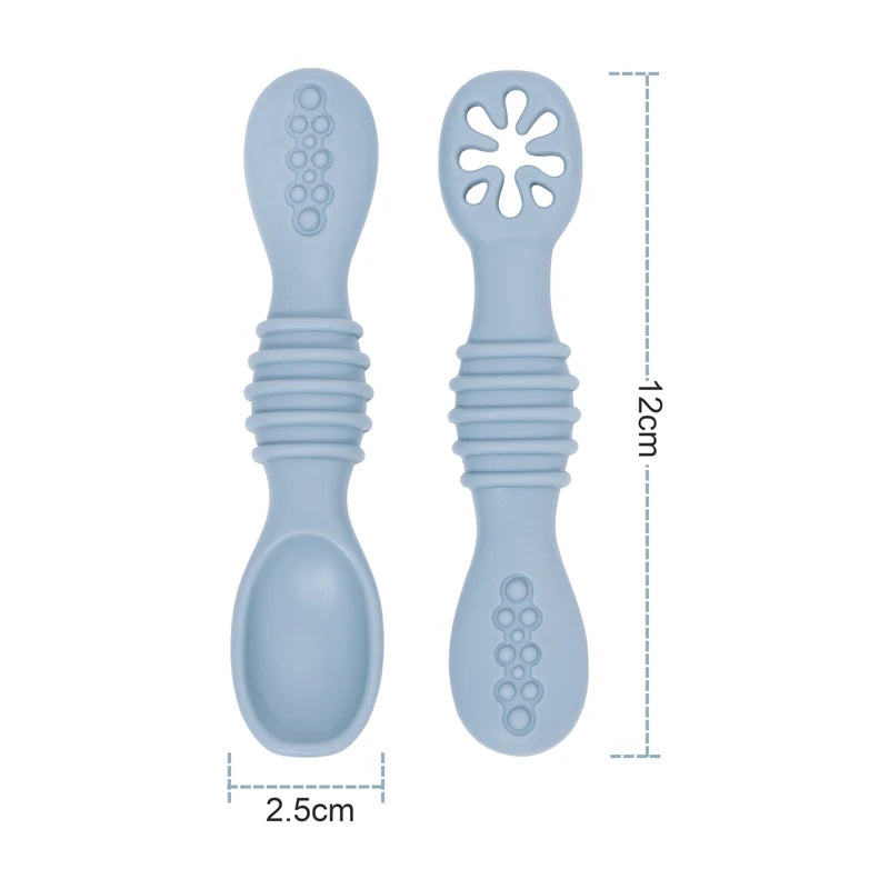 2PCS Cutlery Training Spoon