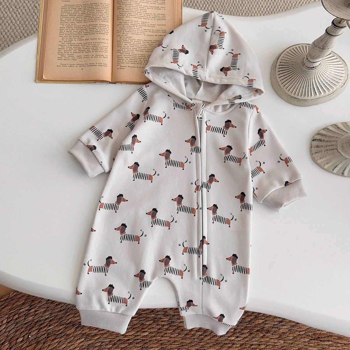 Sausage Dog Printed Jumpsuit