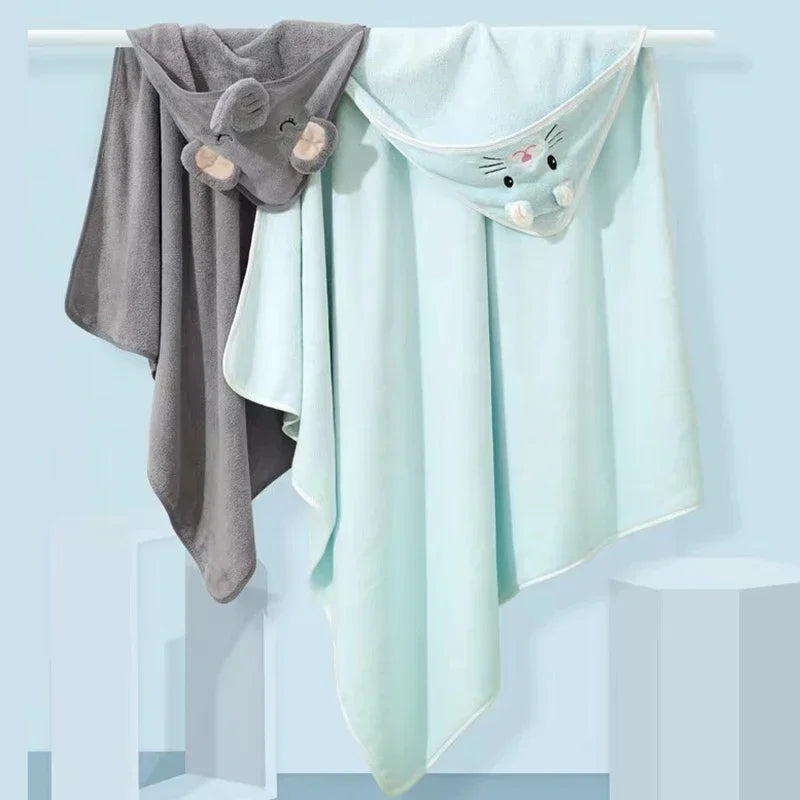 Baby Hooded Bathrobe Towel
