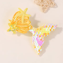 Kids' Mermaid Hair Clip, Glitter Tail Barrette