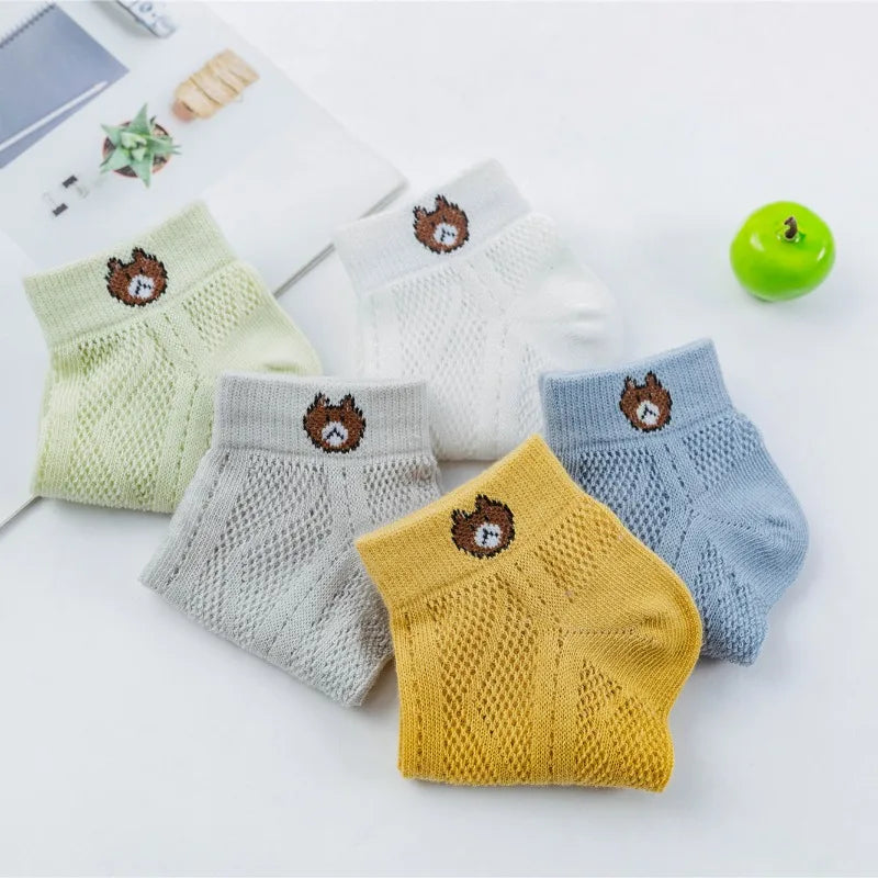 Baby Soft Cotton Breathable Mesh Socks - PAMU8