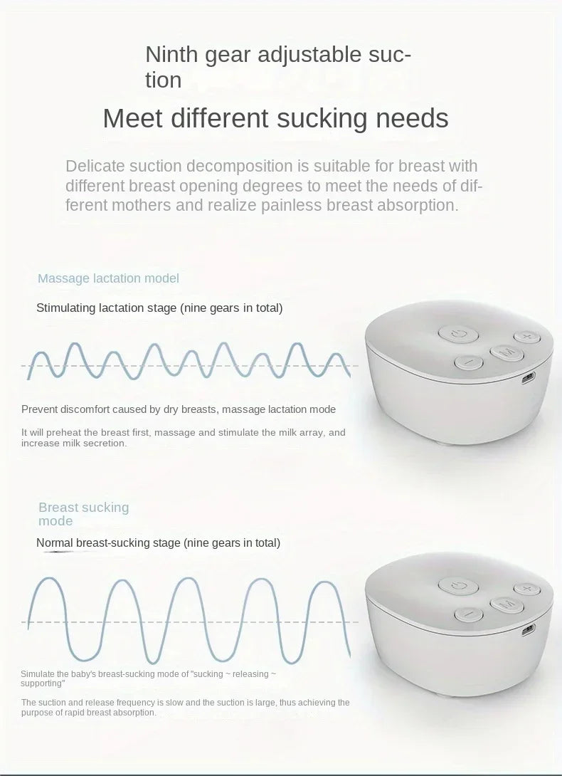 Wearable Small Baby Bottle Breast Pump