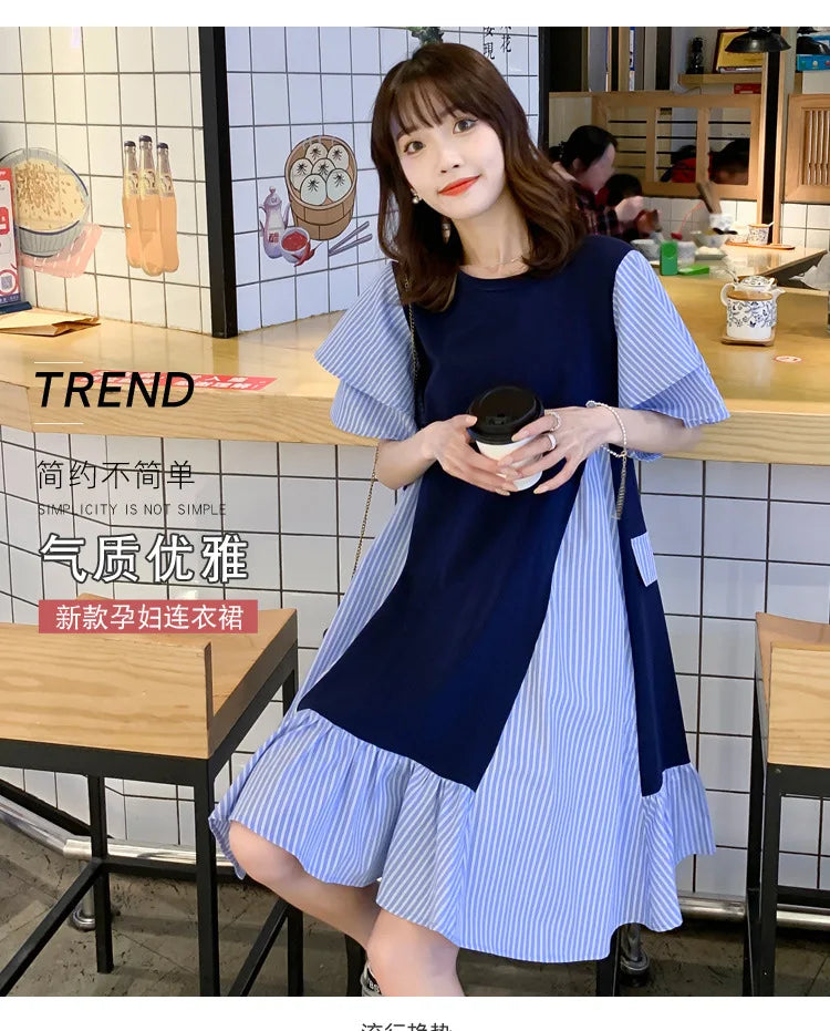 Fashion New Casual Maternity Dress