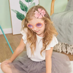 Kids' Sunglasses and Hair Clip Set, 3 Pieces
