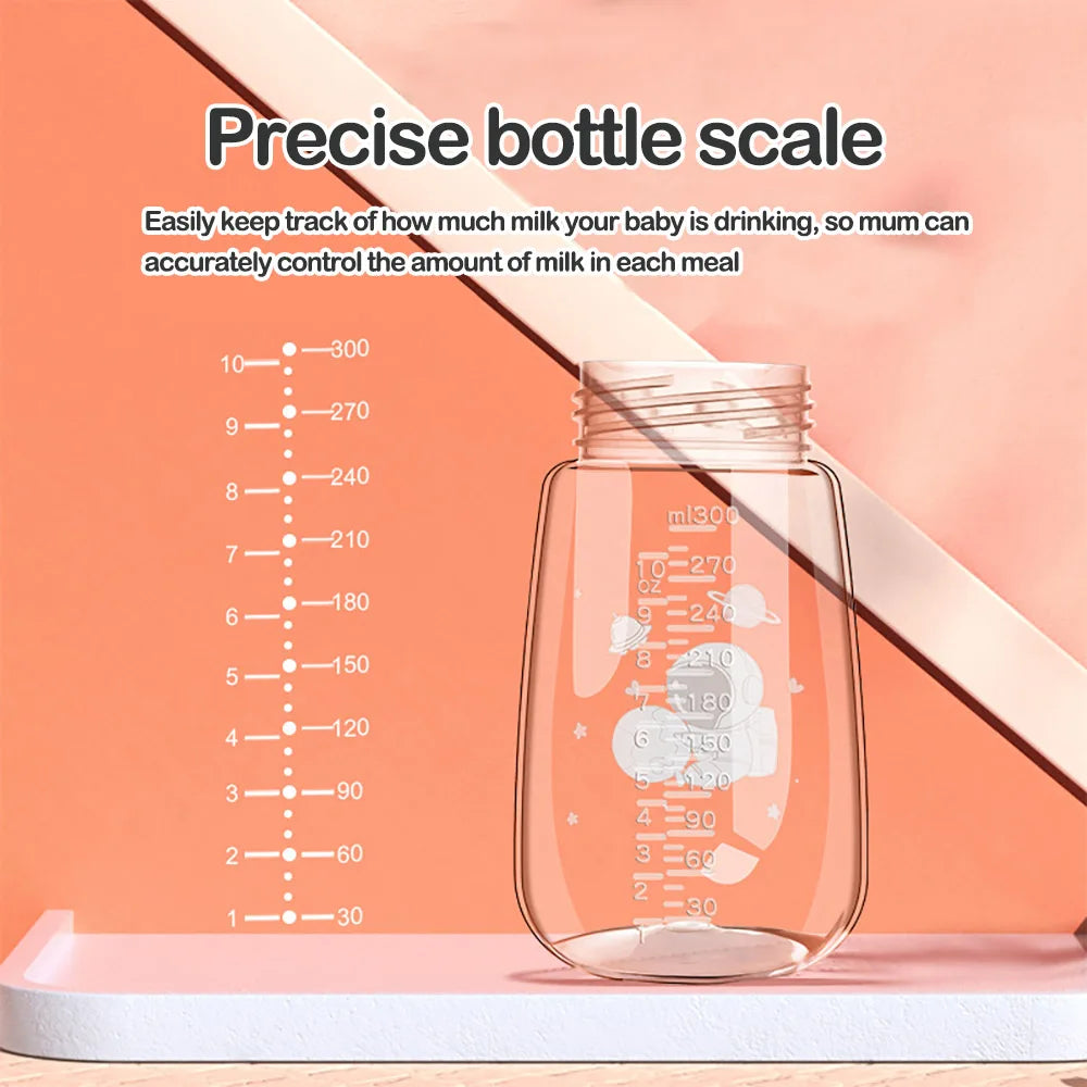 Large capacity baby feeding bottle