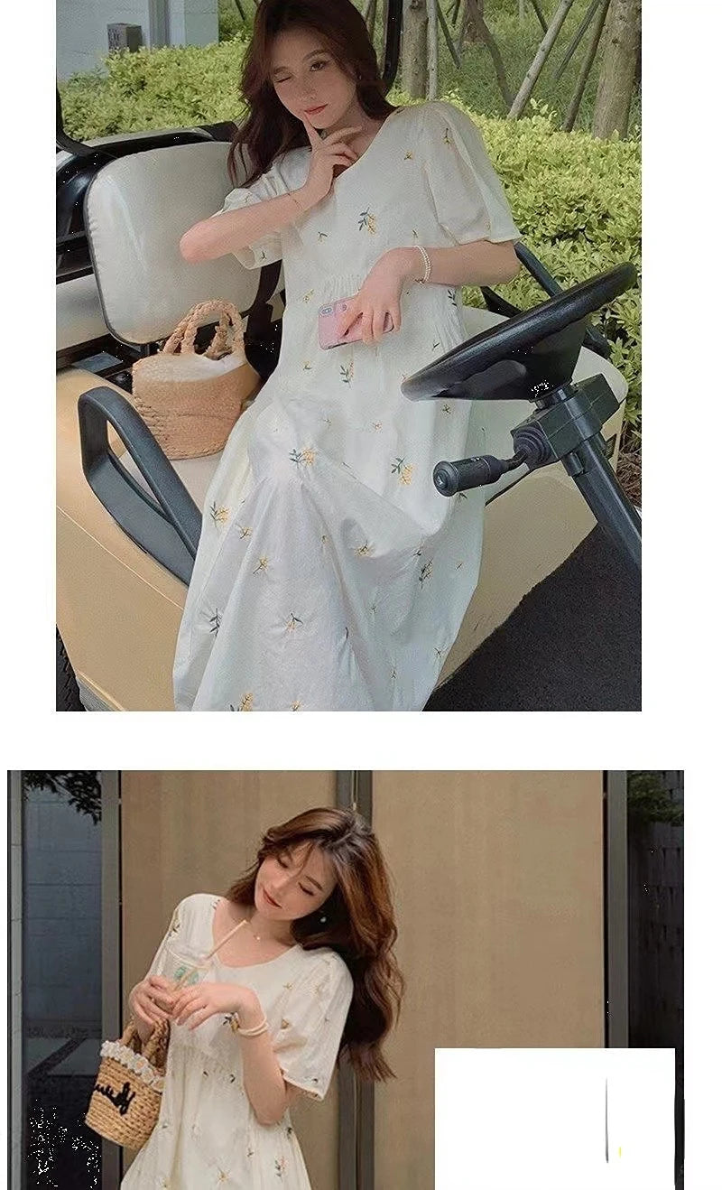 Pregnacy Bowknot Dress