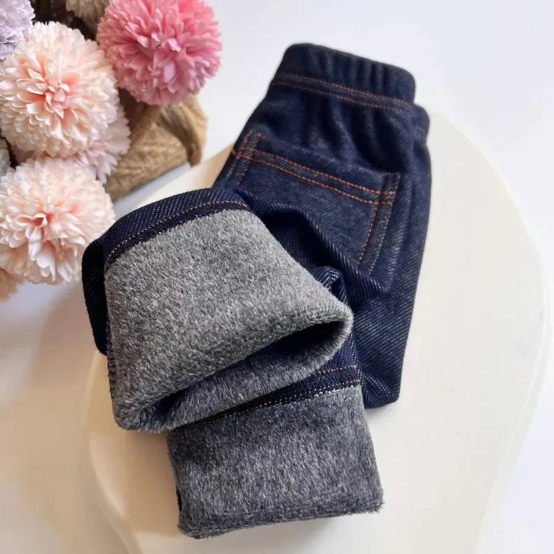 Jeans Boys and Girls' Solid color