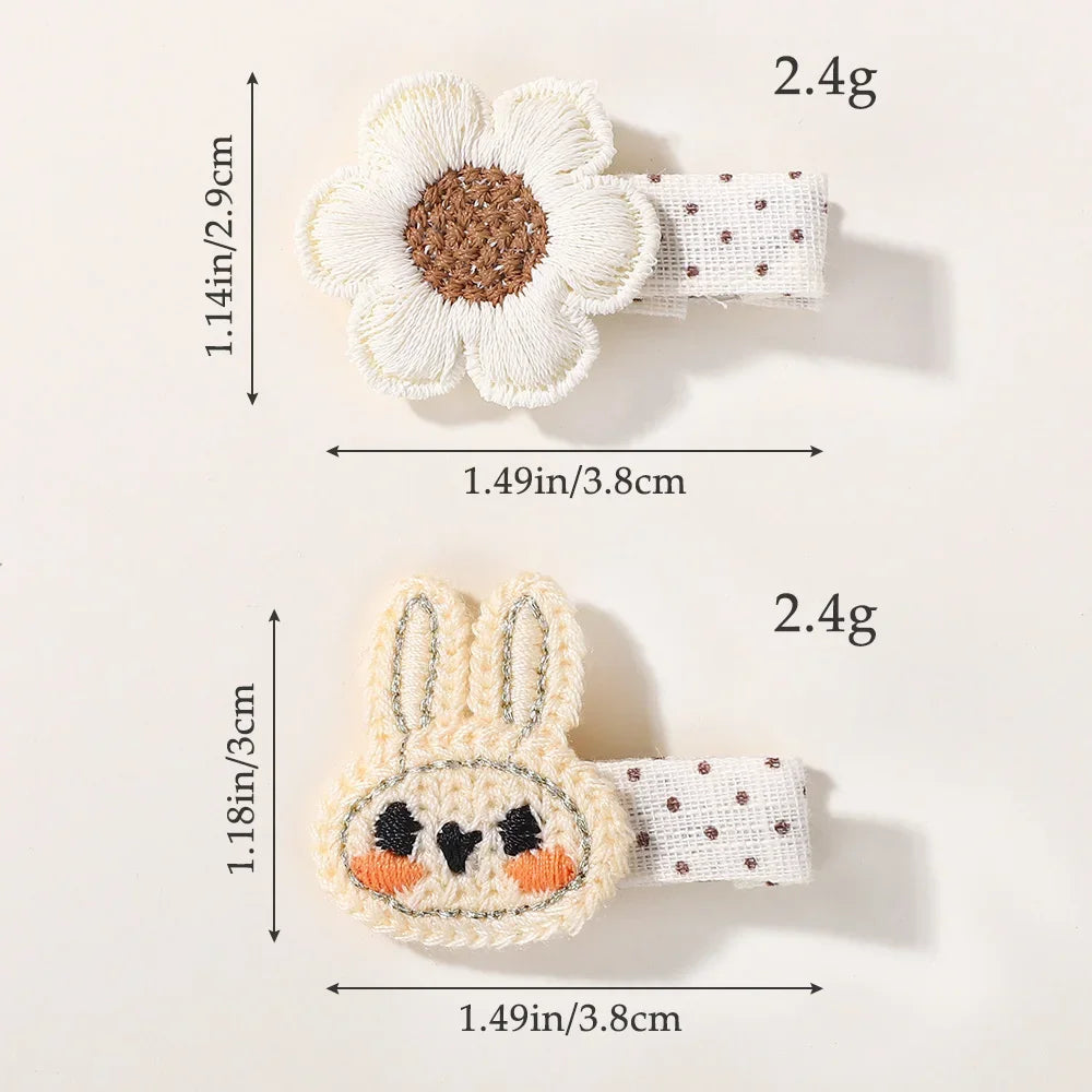 Kniting Rabbit Hairgripers