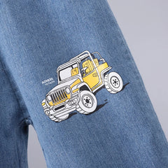 Cotton Car Print Boys Set