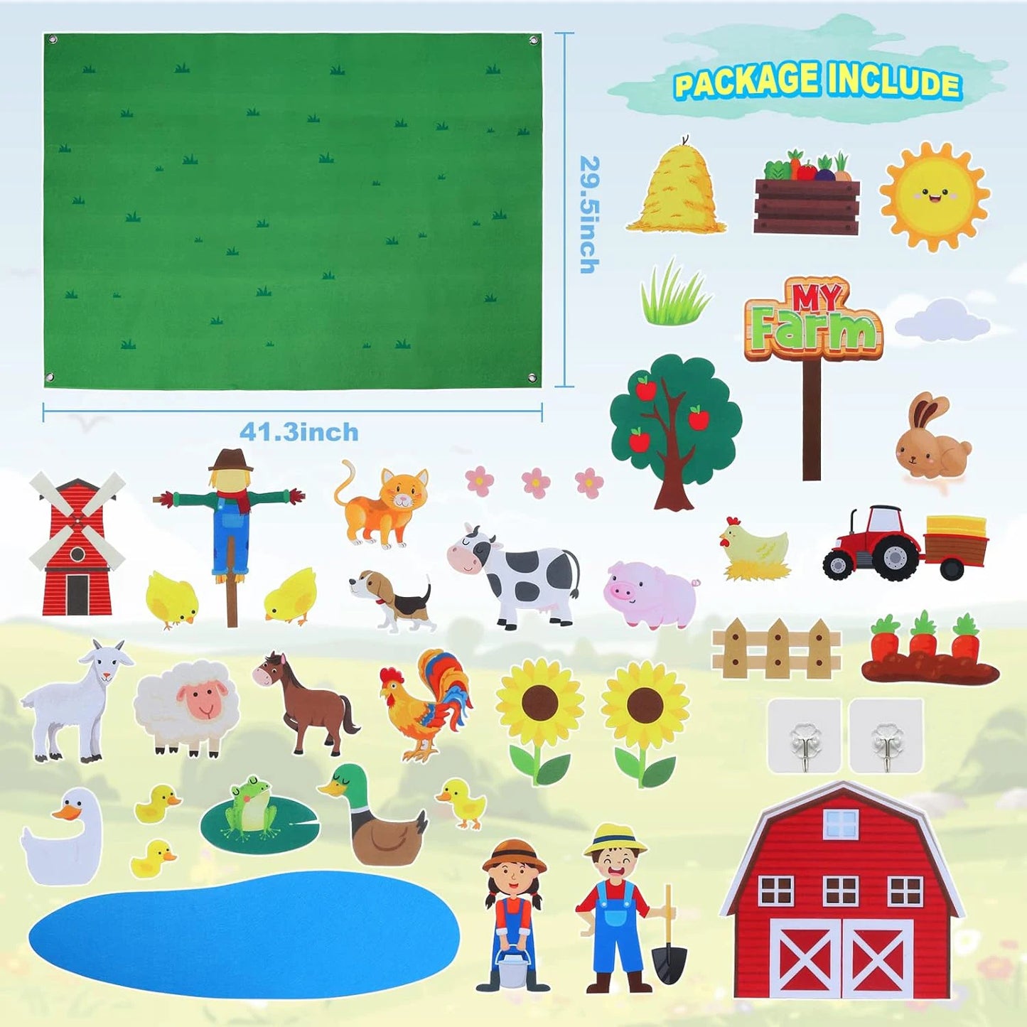 Felt Story Board Set kids Toy