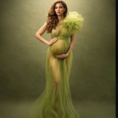 Black Pregnancy Gown