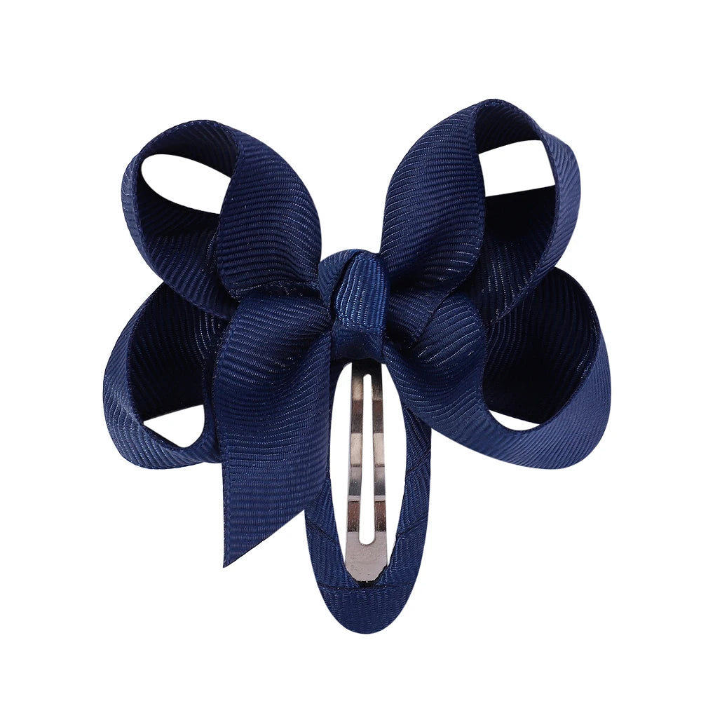 2Pcs Solid Bow Clips