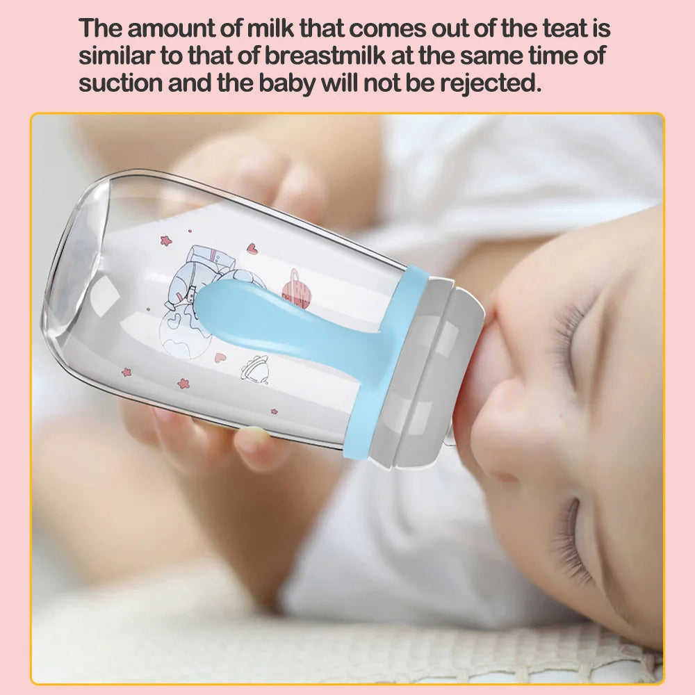 Large capacity baby feeding bottle