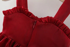 Sweet Bow Silk Princess Dress